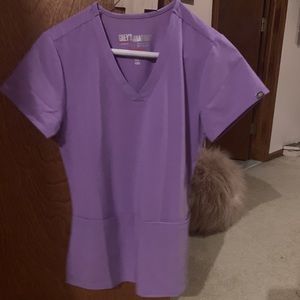 Greys anatomy violet scrub set